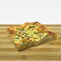 Focaccia zucchine e stracchino