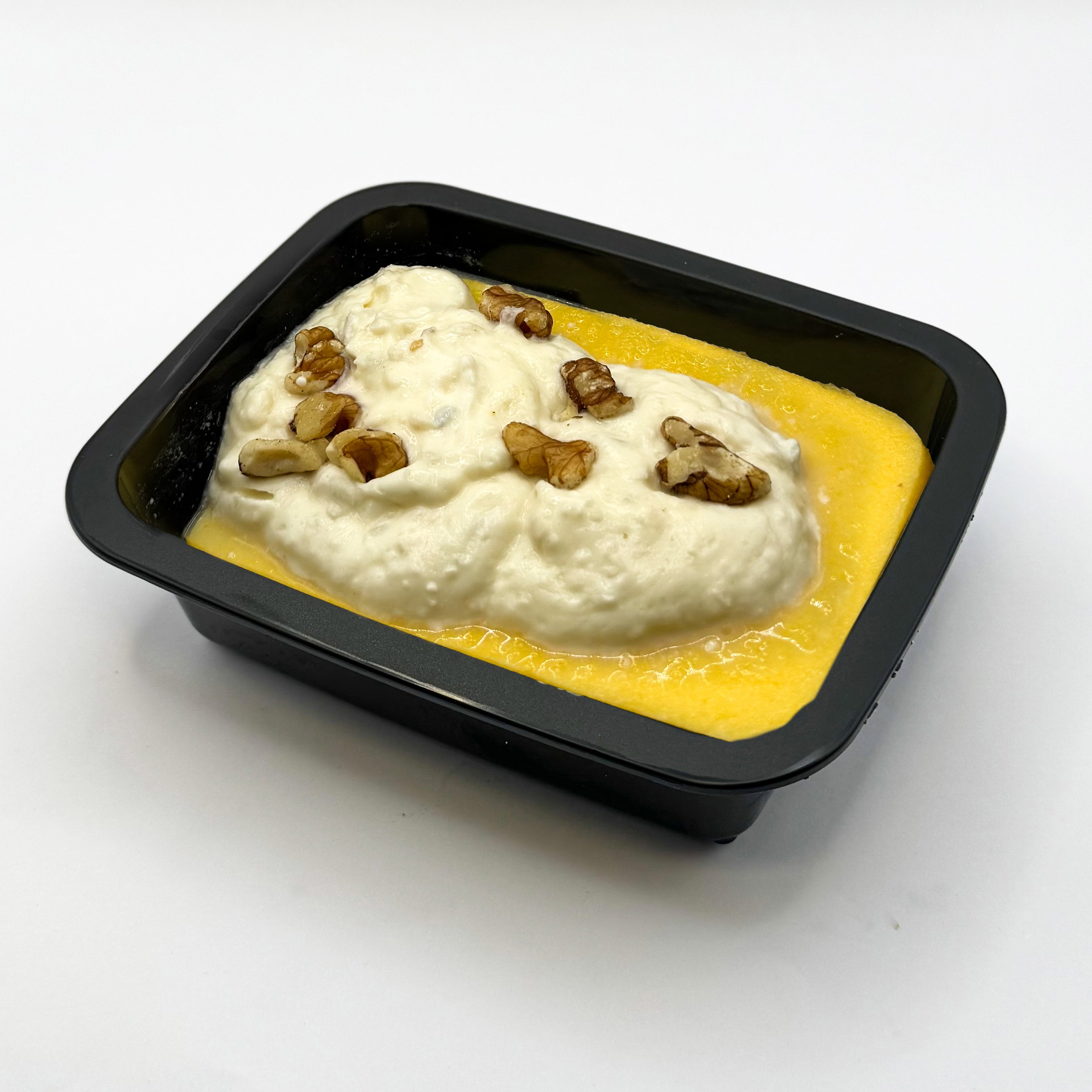 Polenta con gorgonzola e noci